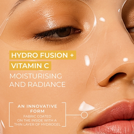 L’biotica PGA Hydro Fusion + Vitamin C Intensive Hydrogel Mask with a brightening effect