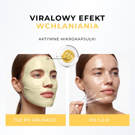 L’biotica Transforming Collagen Mask with Ceramides in Microcapsules maseczka kolagenowa regeneracja i odżywienie skóry