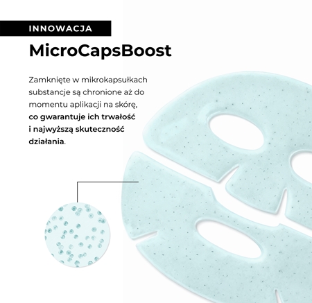 L’biotica Transforming Collagen Mask with CICA and Azulene in Microcapsules maseczka kolagenowa przeciw zaczerwienieniom skóry