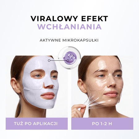 L’biotica Transforming Collagen Mask with Niacinamide in Microcapsules maseczka kolagenowa z efektem rozświetlającym
