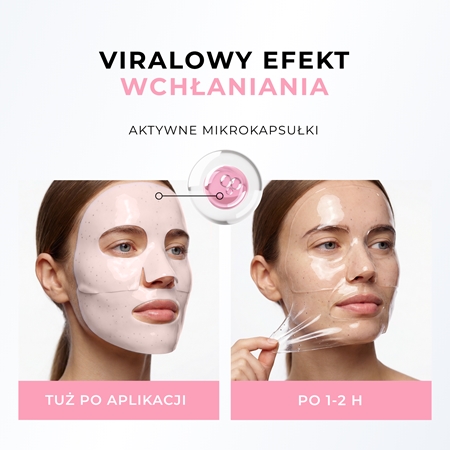 L’biotica Transforming Collagen Mask with PDRN in Microcapsules maseczka kolagenowa ujędrniający skórę