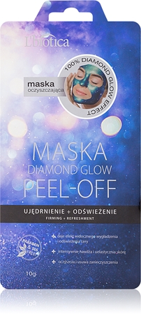 L’biotica Masks Diamond Glow maschera peel-off viso effetto rassodante