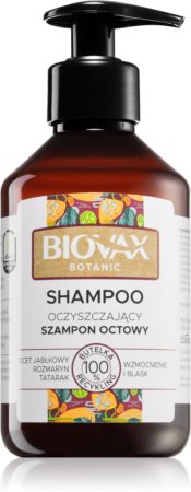 L’biotica Biovax Botanic finom állagú tisztító sampon hajra