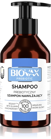 L’biotica Biovax Prebiotic šampon za suhe lase in občutljivo lasišče