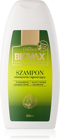 L’biotica Biovax Bamboo & Avocado Oil αναγεννητικό σαμπουάν για αδύναμα και ταλαιπωρημένα μαλλιά