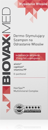 L’biotica Biovax Med champú estimulante para el crecimiento y fortalecimiento del cabello desde las raíces
