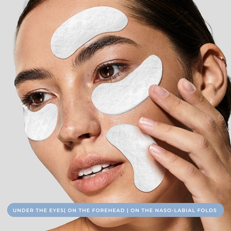 L’biotica Masks mascarilla para contorno de ojos con colágeno antibolsas y antiojeras