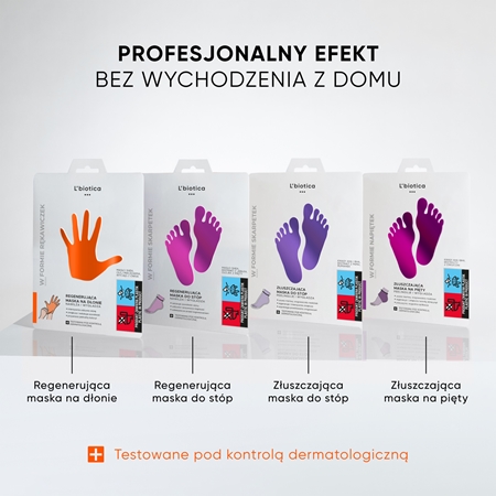 L’biotica Masks regenerująca maska do rąk w postaci rękawic