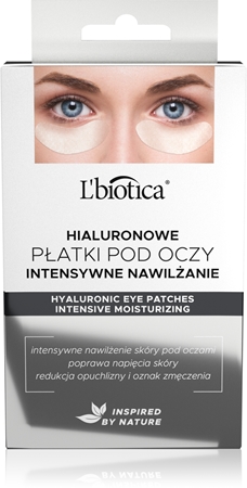 L’biotica Eye Patches Hyaluronic intenzivní hydratační maska na oční okolí