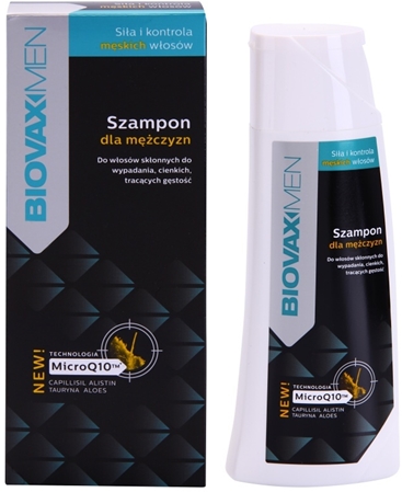 L’biotica Biovax Men stärkendes Shampoo für das Wachstum der Haare und die Stärkung von den Wurzeln heraus