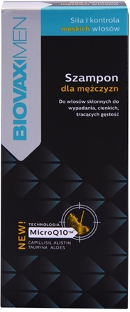 L’biotica Biovax Men stärkendes Shampoo für das Wachstum der Haare und die Stärkung von den Wurzeln heraus