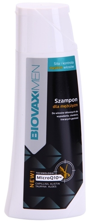 L’biotica Biovax Men stärkendes Shampoo für das Wachstum der Haare und die Stärkung von den Wurzeln heraus