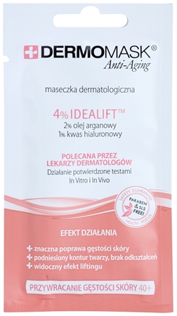 L’biotica DermoMask Anti-Aging máscara para restaurar a densidade da pele 40+