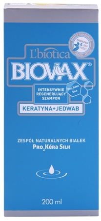 L’biotica Biovax Keratin & Silk posilující šampon s keratinovým komplexem