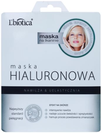 L’biotica Masks Hyaluronic Acid masque tissu hydratant et lissant