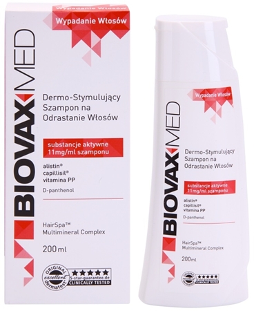 L’biotica Biovax Med champú estimulante para el crecimiento y fortalecimiento del cabello desde las raíces