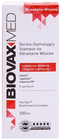 L’biotica Biovax Med champú estimulante para el crecimiento y fortalecimiento del cabello desde las raíces