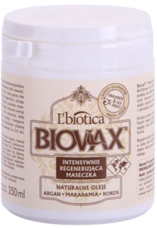L’biotica Biovax Natural Oil revitalizacijska maska za popoln videz las