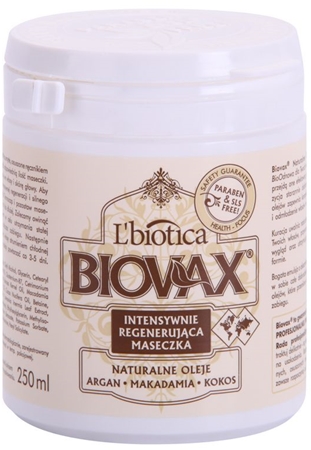 L’biotica Biovax Natural Oil αναζωογονητική μάσκα για τέλεια εμφάνιση μαλλιών