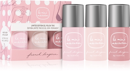 Le Mini Macaron French Lingerie набір лаків для нігтів