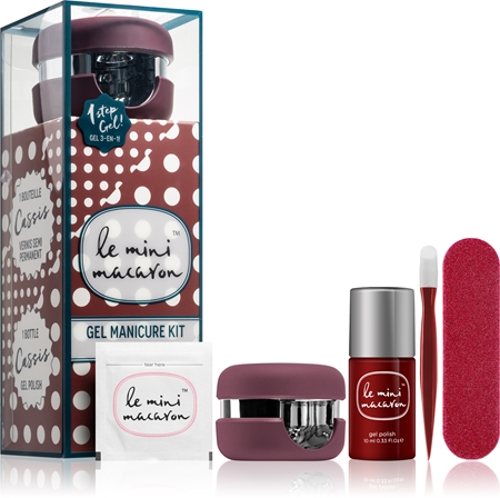 Le Mini Macaron Gel Manicure Kit Cassis set de cosmetice V. (pentru unghii) pentru femei