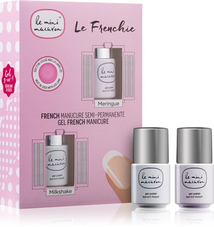 Le Mini Macaron Le Frenchie Cosmetic Set (For French Manicure) for Women