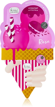 Le Mini Macaron Rose hydratační maska na nehty
