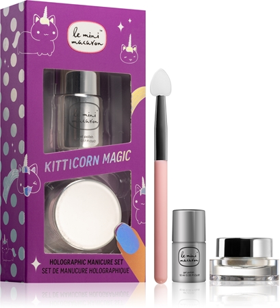 Le Mini Macaron Kitticorn Magic Cosmetic Set XI. (for Nails) for Women