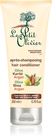 Le Petit Olivier Olive, Shea & Argan après-shampoing pour cheveux secs et abîmés