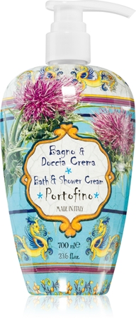 Le Maioliche Positano Duschschaum – 250 Ml, Mit Duft Von Damaszener Rose & Rosenholz, Für Weiche Haut