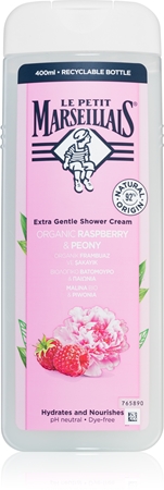 Le Petit Marseillais Bio Malina & Pivoňka krémový sprchový gel