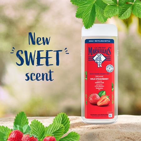 Le Petit Marseillais Wild Strawberry BIO jemný sprchový gel