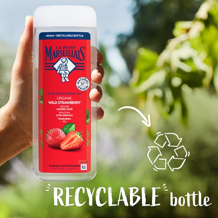 Le Petit Marseillais Fraise Des Bois Bio gel douche doux
