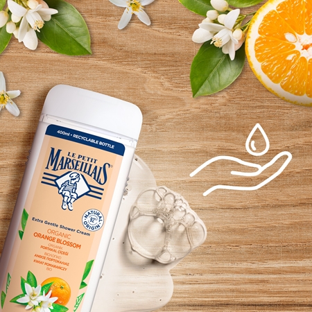 Le Petit Marseillais Organic Orange Blossom Creamy Shower Gel