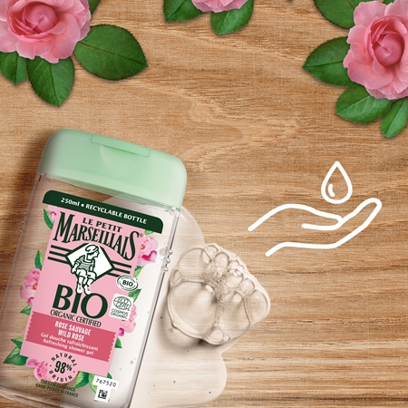 Le Petit Marseillais Bio Wild Rose Refreshing Shower Gel