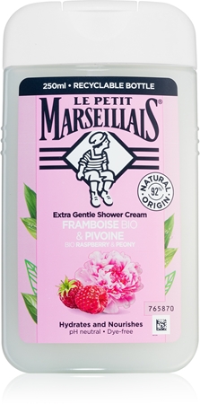Le Petit Marseillais Bio Malina & Pivoňka krémový sprchový gel
