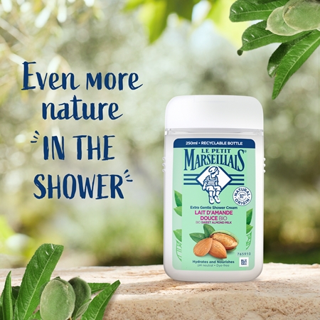 Le Petit Marseillais Sweet Almond Milk BIO krémový sprchový gel