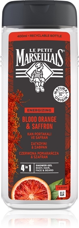 Le Petit Marseillais Blood Orange & Saffron sprchový gel 4 v 1