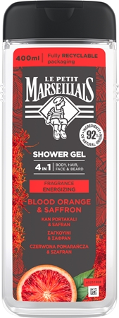Le Petit Marseillais Blood Orange & Saffron гель для душу 4 в 1