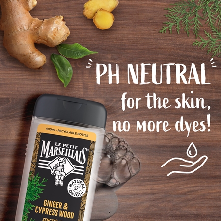 Le Petit Marseillais Ginger & Cypress Wood gel doccia 4 in 1