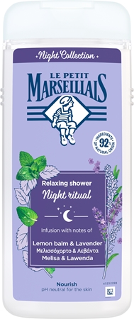 Le Petit Marseillais Night Collection Lemon Balm & Lavender gel de dus relaxant