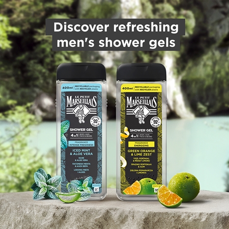 Le Petit Marseillais Menthe Glacée & Aloe Vera Gel douche 4 en 1