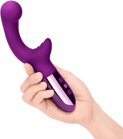 le Wand Xo vibratore con stimolatore clitorideo