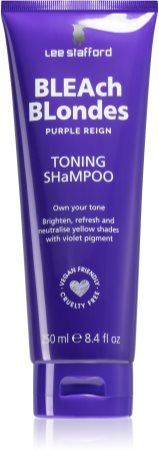 Lee Stafford Bleach Blondes Toning Shampoo šampon za blond lase za nevtralizacijo rumenih odtenkov