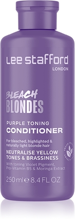 Lee Stafford Bleach Blondes Toning Conditioner μαλακτικό με χρώμα για ξανθά και με ανταύγειες μαλλιά