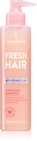 Lee Stafford Fresh Hair Pink Clay σαμπουάν για βαθύ καθαρισμό για όλους τους τύπους μαλλιών
