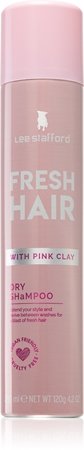 Lee Stafford Fresh Hair Pink Clay Uppfriskande, oljeabsorberande torrschampo