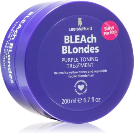Lee Stafford Bleach Blondes Purple reign Mask för neutralisering av gula toner
