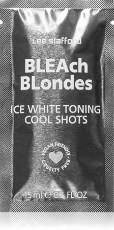 Lee Stafford Bleach Blondes Ice White intensyvaus poveikio priemonė šviesiems ir žiliems plaukams