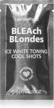 Lee Stafford Bleach Blondes Ice White интенсивное лечебное средство для светлых и седых волос